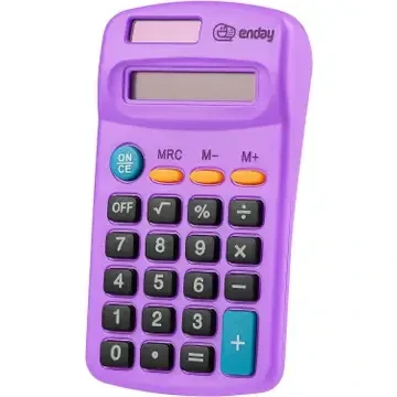Purple Calculator - 6 pack