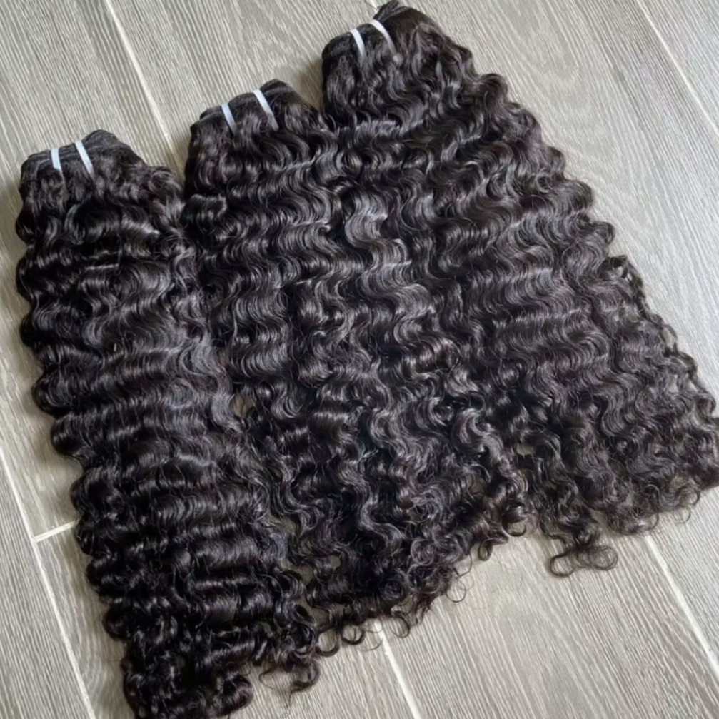 Burmese curly Cambodian hair