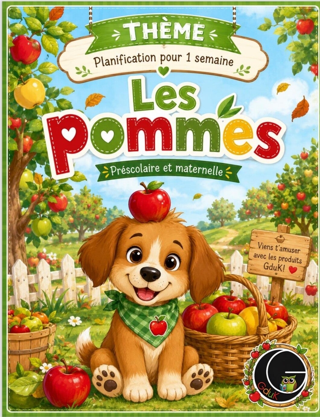 Thème Les pommes