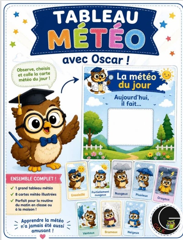 Tableau de la météo