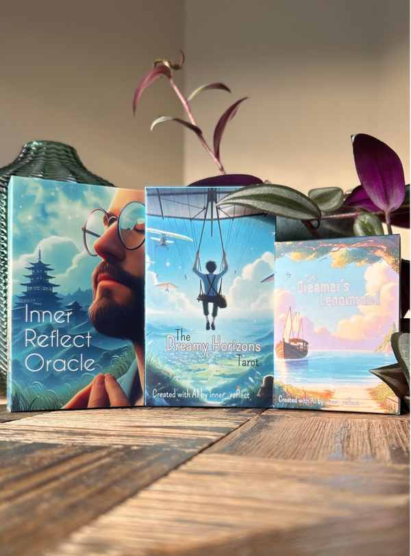 Dreamy Collection Deal : Oracle + Tarot + Lenormand + Pouch *
