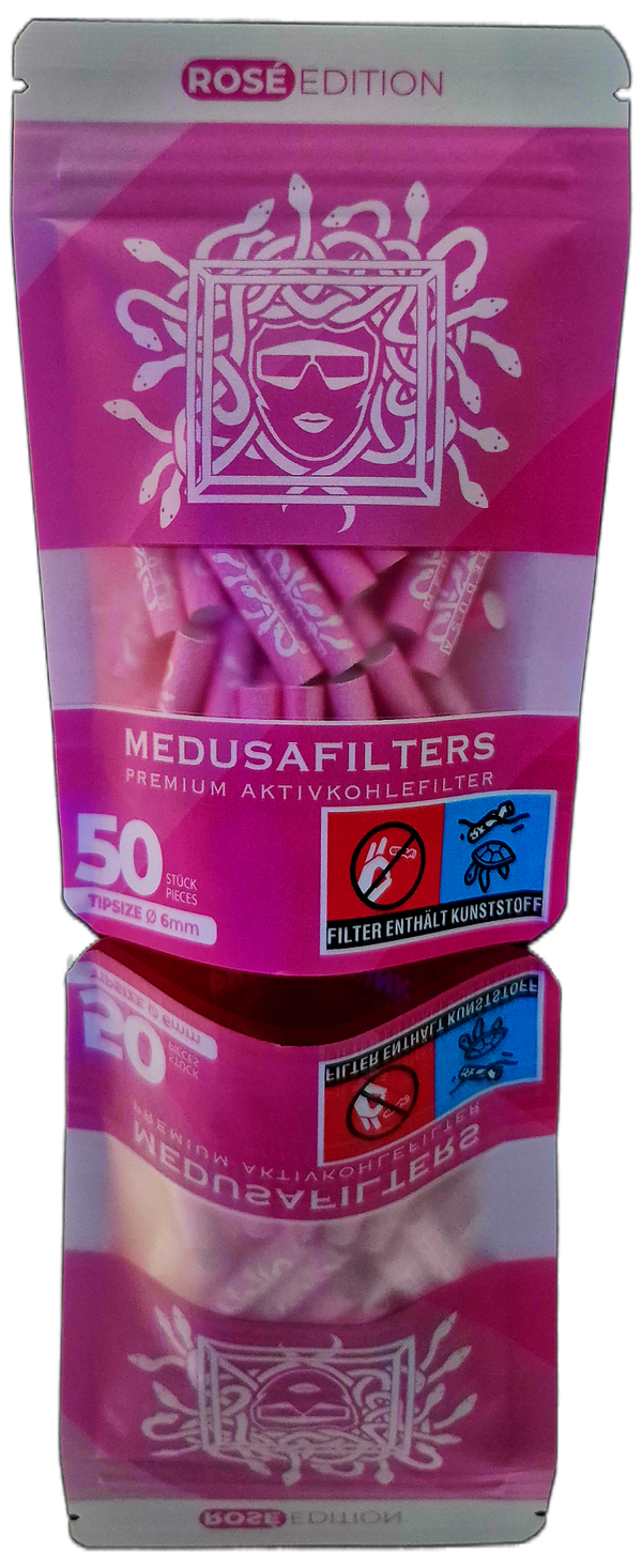 MEDUSA Aktivkohlefilter 6mm 50 stk