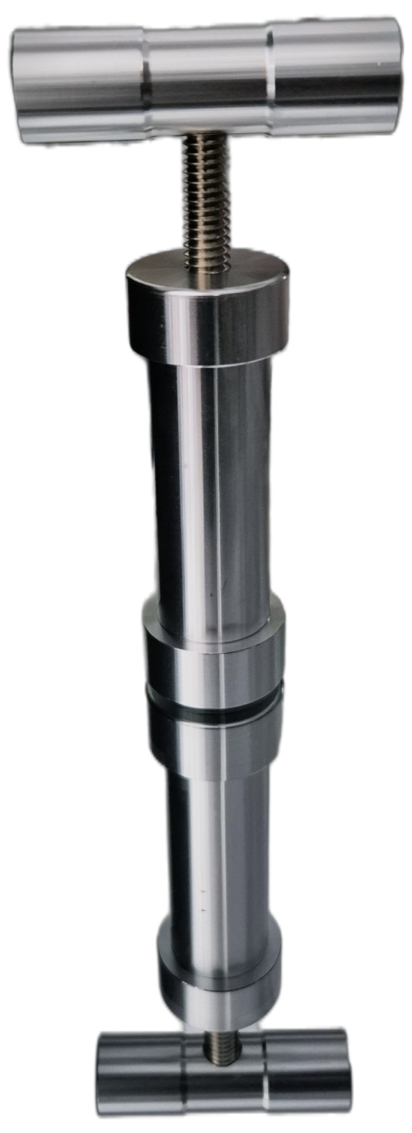 Pollenpresse Aluminium mit Drehgriff 112mm