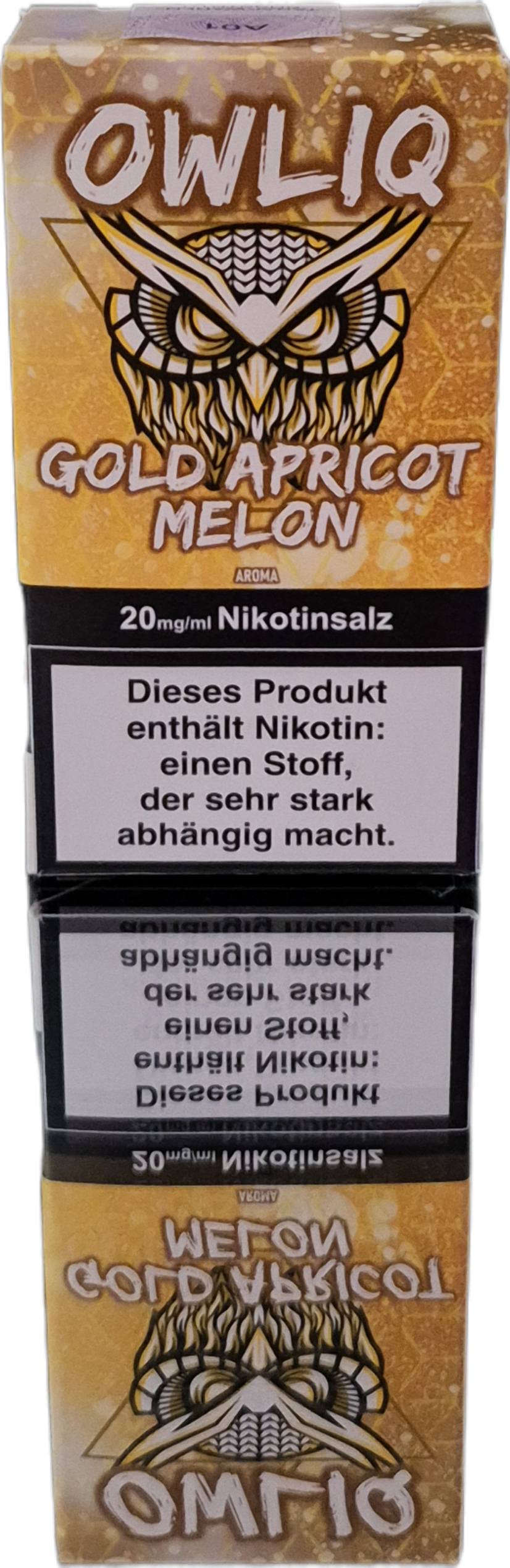 OWLIQ (Gold Appricot Melon) 20mg Nikotinsalz Liquid
