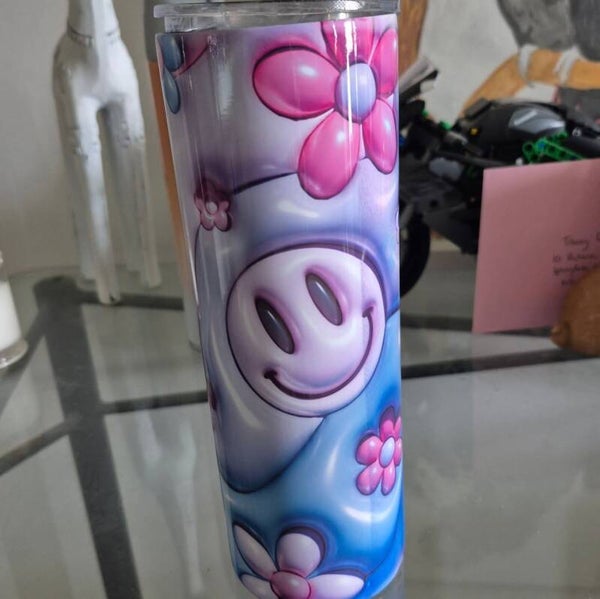 Smiley Face 3d 20z Tumbler