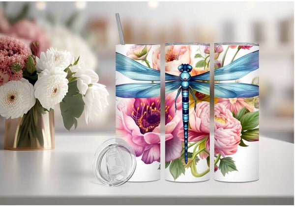DRAGONFLY 20z SKINNY TUMBLER