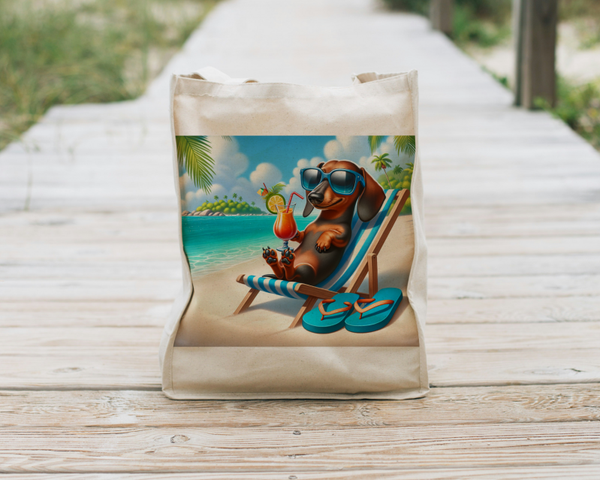 Daschound Beachbag