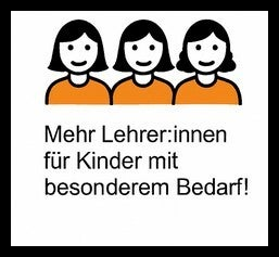 Mehr Lehrerinnen für Kinder mit besonderem Bedarf. 
