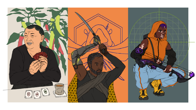 Charakters, Mama Kim, Eric, Jay