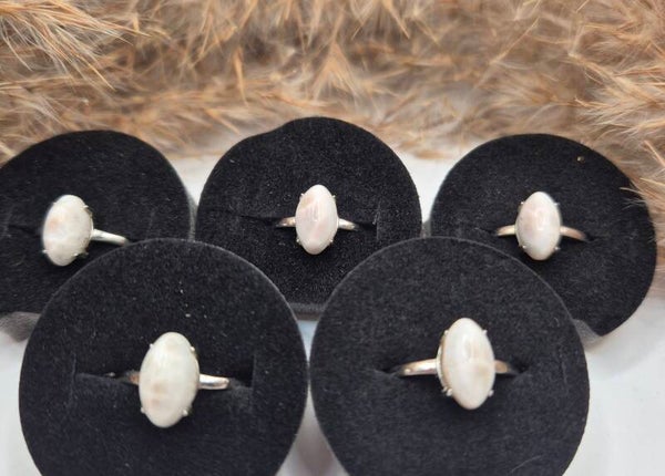 Pink Larimar Ring Silber 925