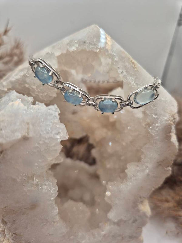 Aquamarin Armband
