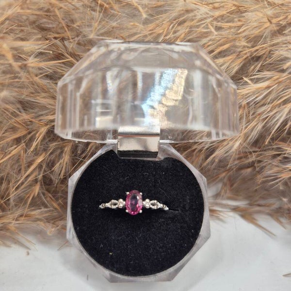 Granat Ring 925 Silber