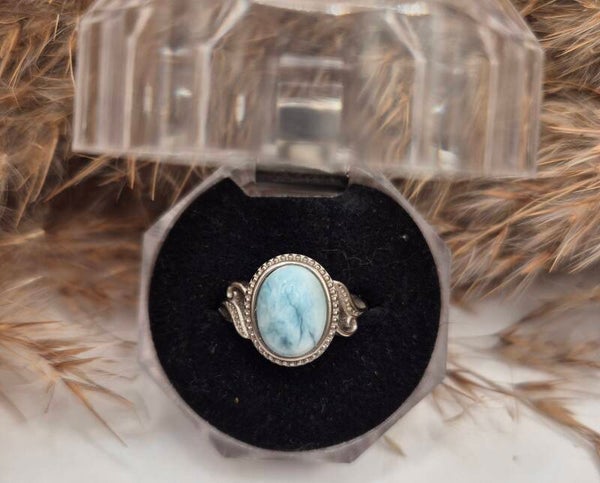 Larimar Ring (KEIN Silber)