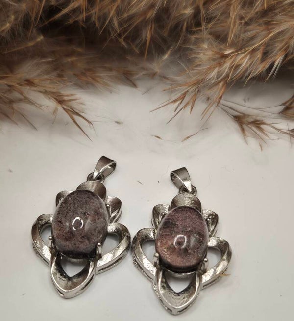 Gartenquarz Kettenanhänger (KEIN Silber)