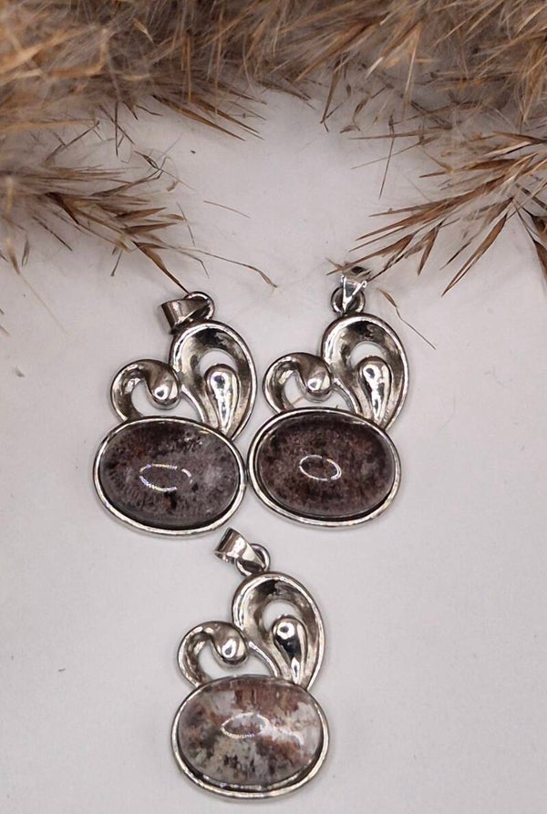 Gartenquarz Kettenanhänger (KEIN Silber)