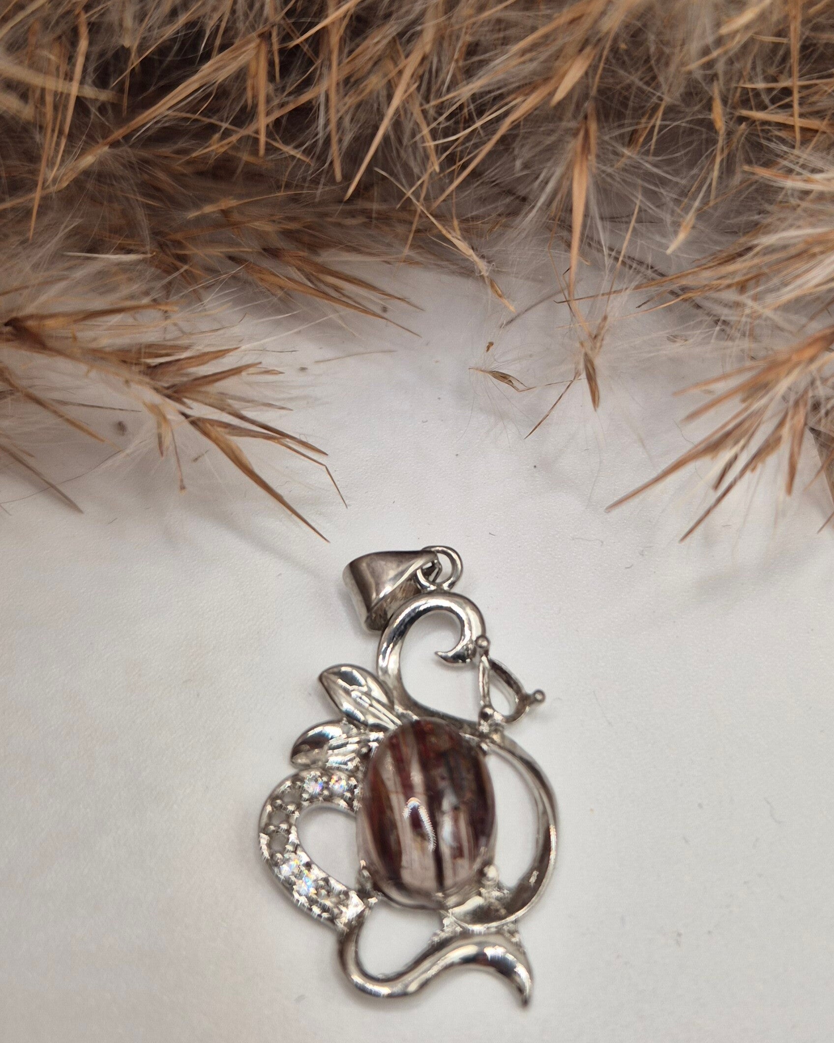 Rutil Kettenanhänger (KEIN Silber)