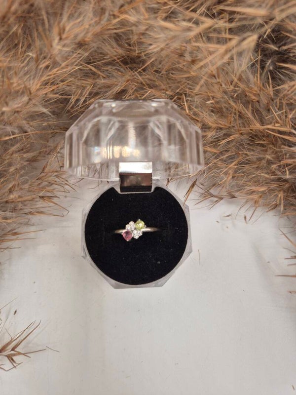 Turmalin Ring 925 Silber