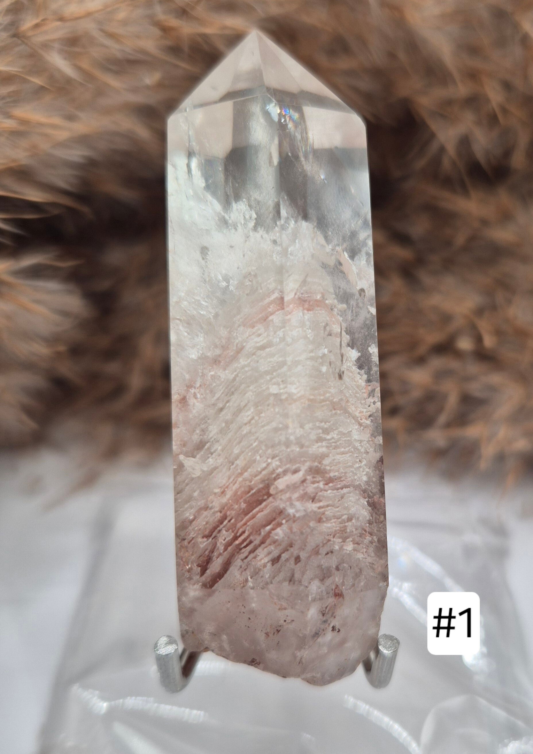 Gartenquarz Obelisk (B-Ware)