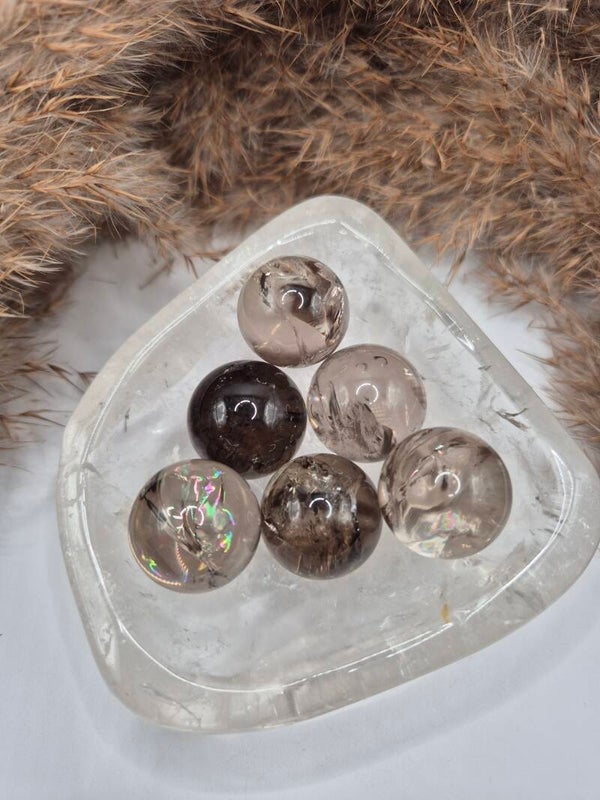 Smoky Quarz Kugeln klein
