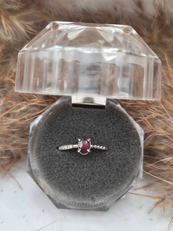 Turmalin Ring 925 Silber