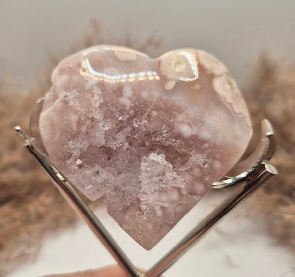 Pink Amethyst Herz