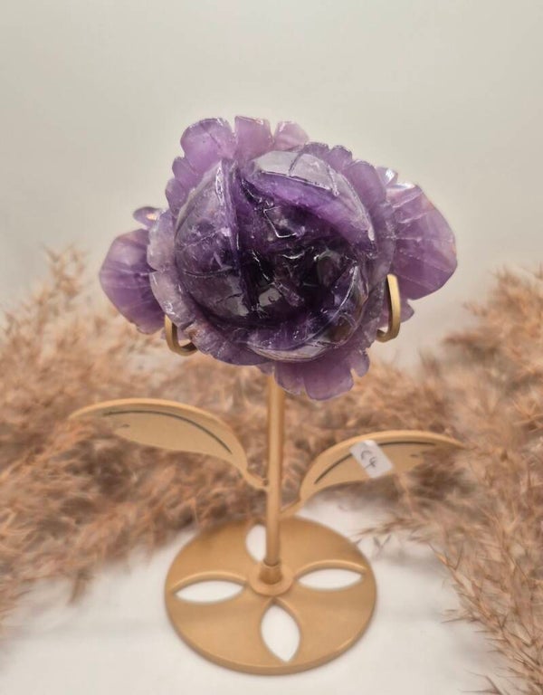 Amethyst Blume Größe M