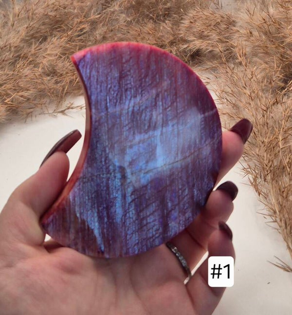 Mondstein gefärbt Mond