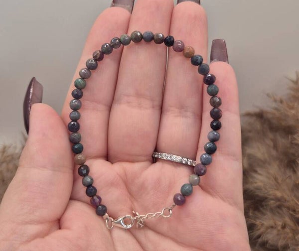 Mexikanisches Feuer Opal Facettiertes Armband