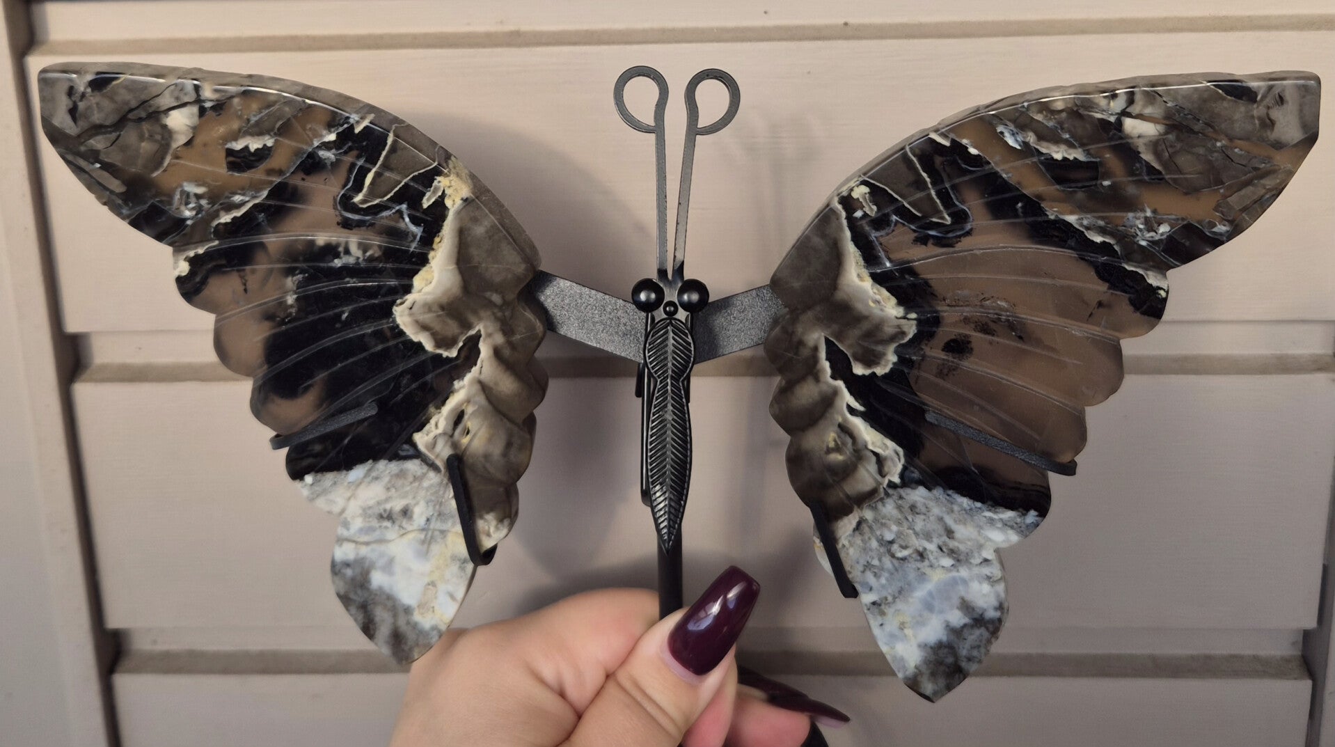 Vulkanachat Flügel UV aktiv