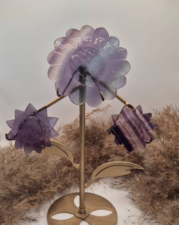 Flourit Blume Größe M