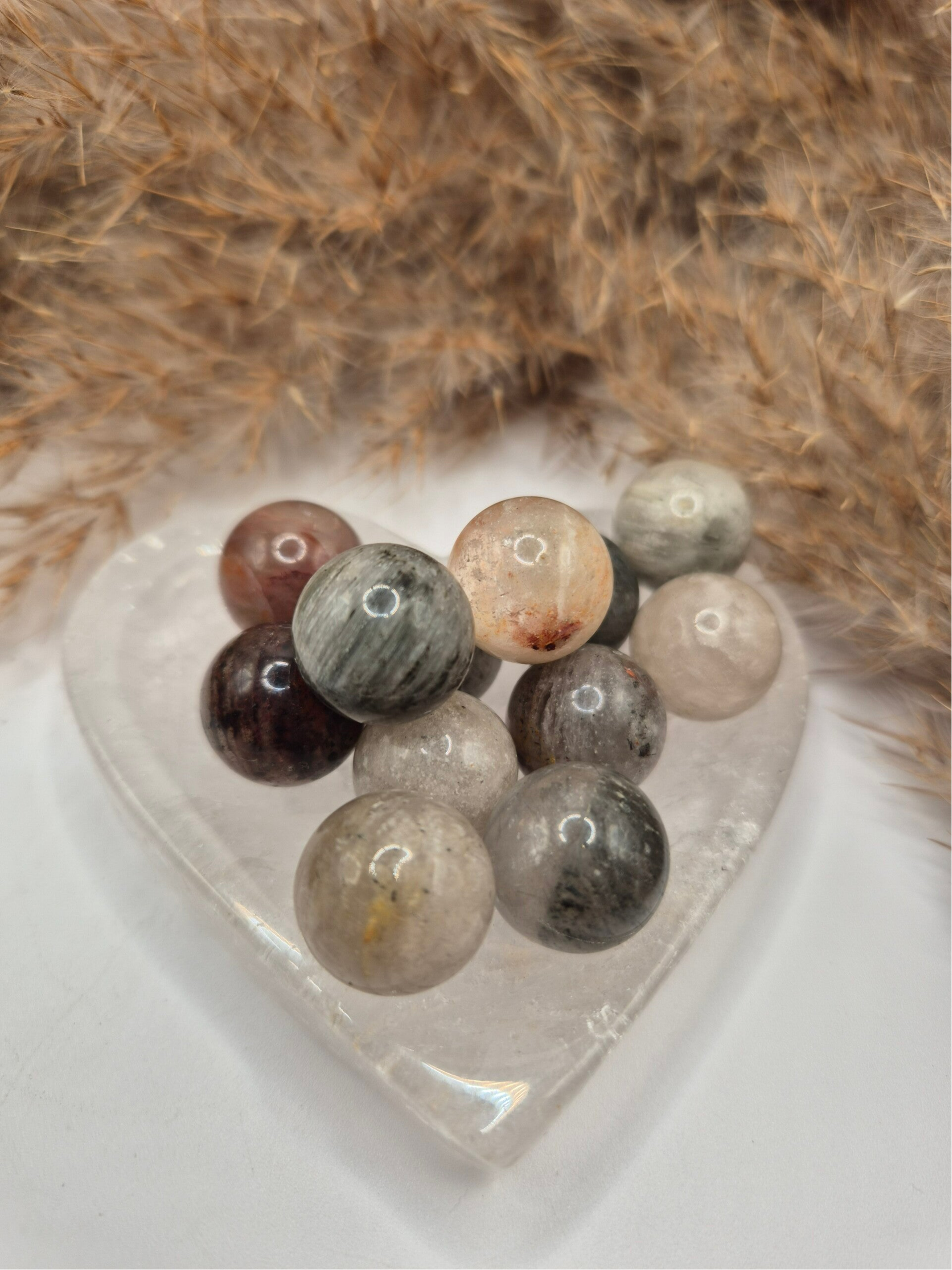 Gartenquarz mini-Kugeln