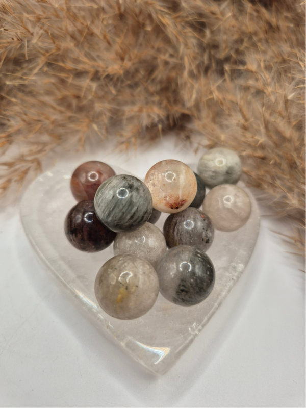 Gartenquarz mini-Kugeln