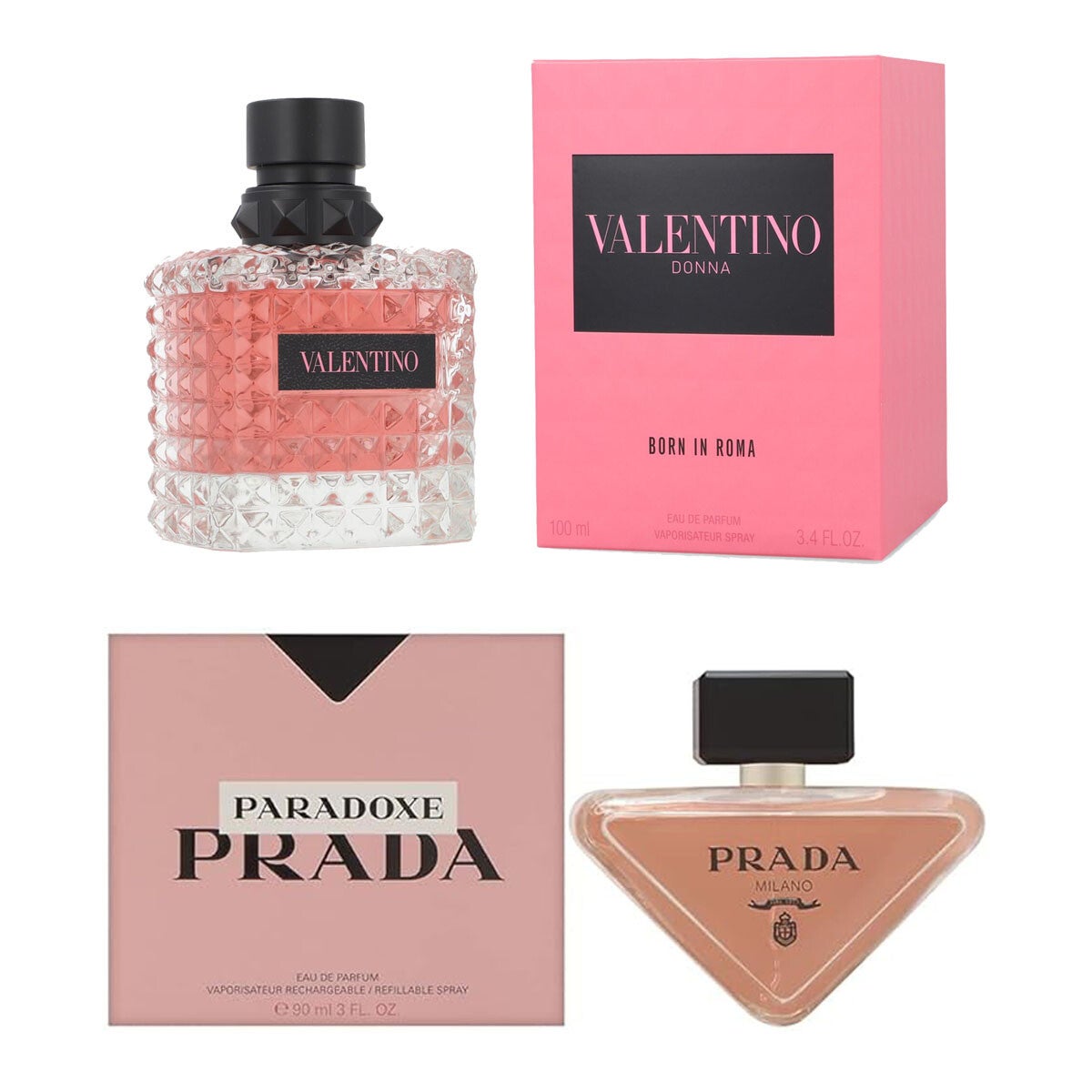 AM3KPRAVA Combo Fragancias Femeninas de Alta Costura