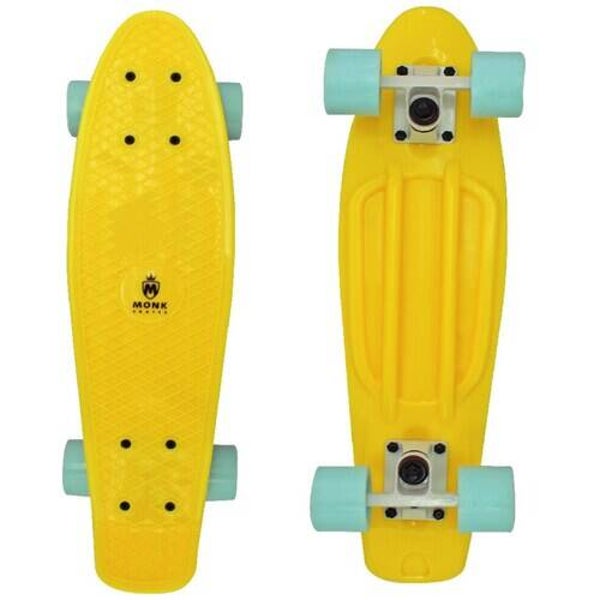 PTA006 MONK PATINETA PENNY 22 PULG DE PLASTICO AMARILLO