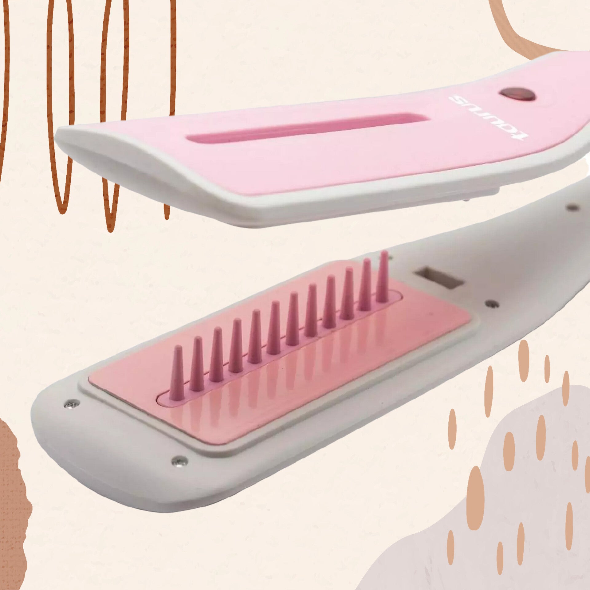 Plancha Alaciadora Taurus Valico - Rosa