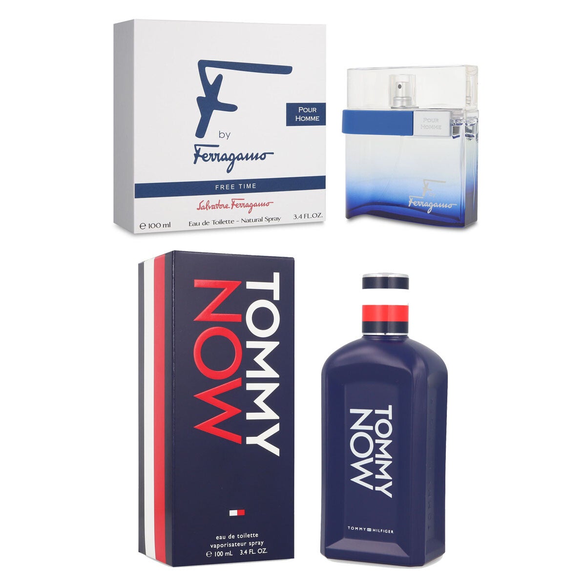 AM3KFER Dúo Casual y Moderno: Ferragamo Free Time & Tommy Now