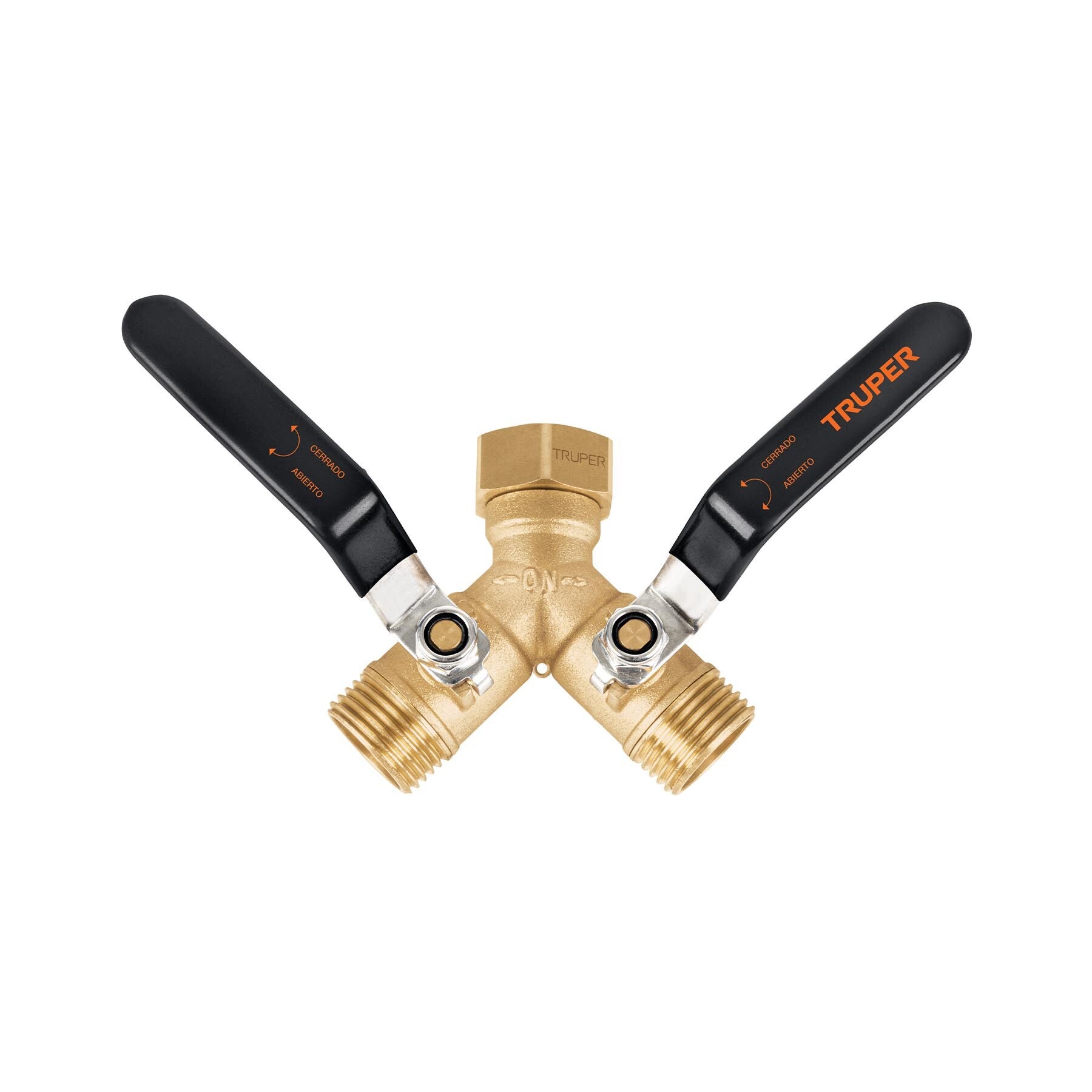 AM3K104200 Conector 'Y' 3/4' cuerpo robusto con tuerca móvil p/manguera