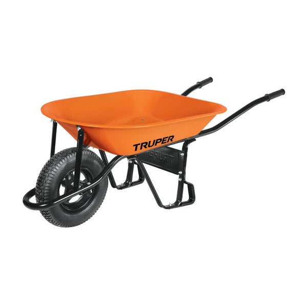 AM3K11740 Carretilla 4.5 ft3 Neumática, bastidor tubular, TRUPER
