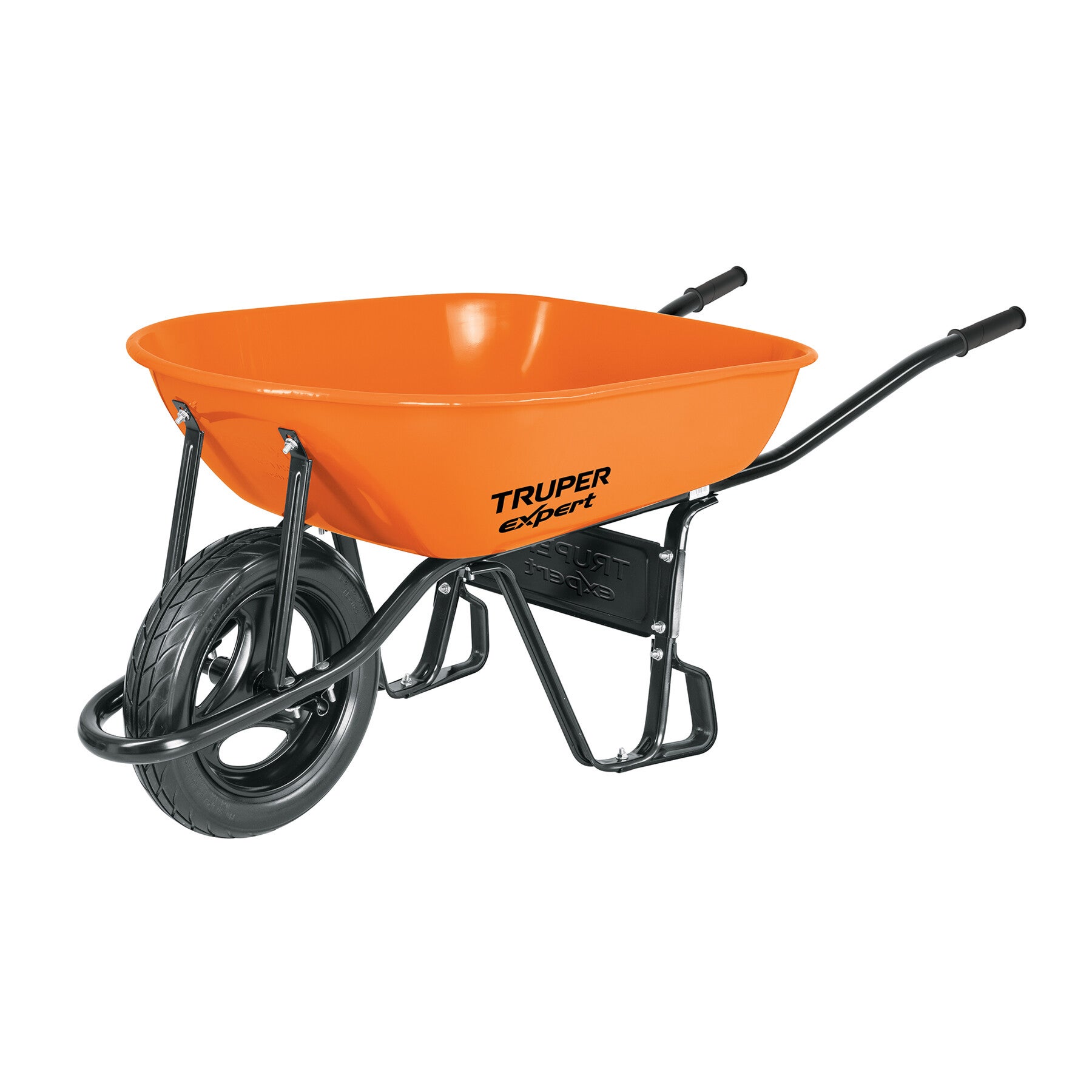 AM3K100416 Carretilla 5.5ft3 Imponchable bastidor tubular, TRUPER EXPERT