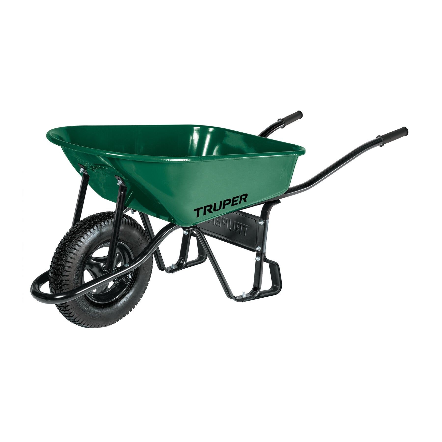 AM3K11761 Carretilla 4.75 ft3 angosta, neumática, tubular, TRUPER