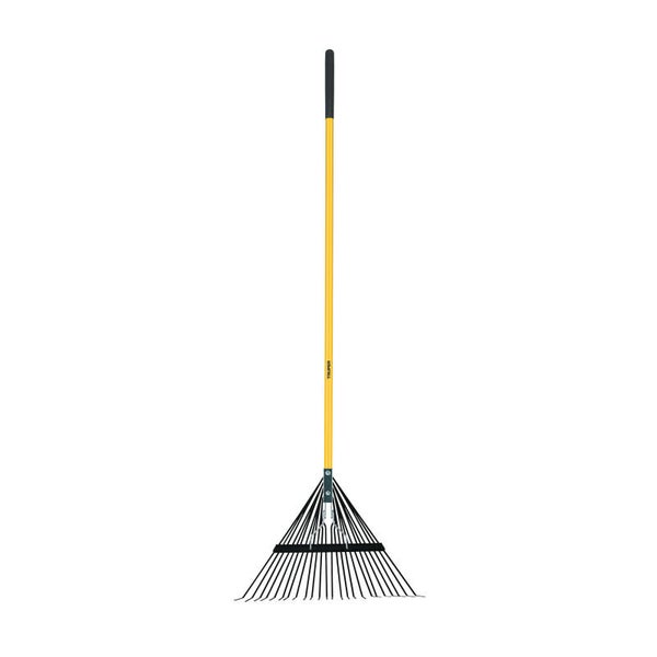 AM3K14342 Escoba metálica para jardín, recta, 24 dientes, mango 54'