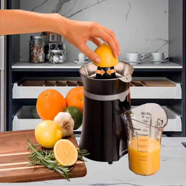 EXPRIMIDOR ELÉCTRICO 1 LITRO NEGRO HAMILTON BEACH 66333