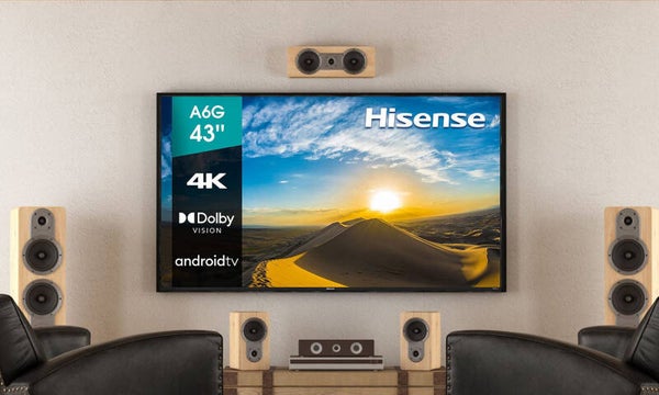 PANTALLA LED 43P SMART UHD 4K ANDROID HISENSE 43A6G