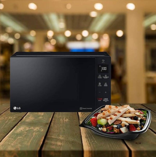 HORNO LG 1.5P NEGRO 1,350 WATTS