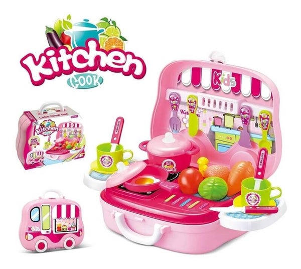 922-80 LITTLE CHEF SET DE COCINA DE LUJO 2 EN 1