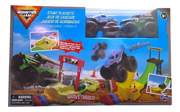 6073865 MONSTER JAM GRAVE DIGGER VS MEGALODON