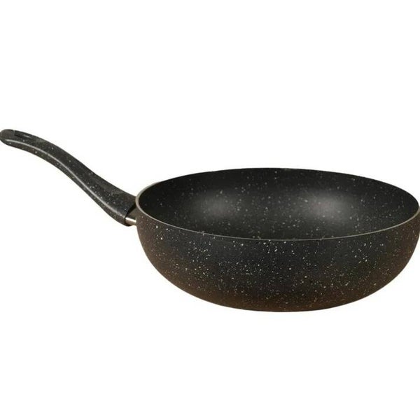 Y139-WM28	Wok de aluminio con rec. antiadherente de mármol 28 cms