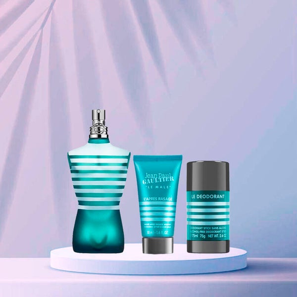 JEAN PAUL GAULTIER LE MALE + AFTER SHAVE + DESODORANTE