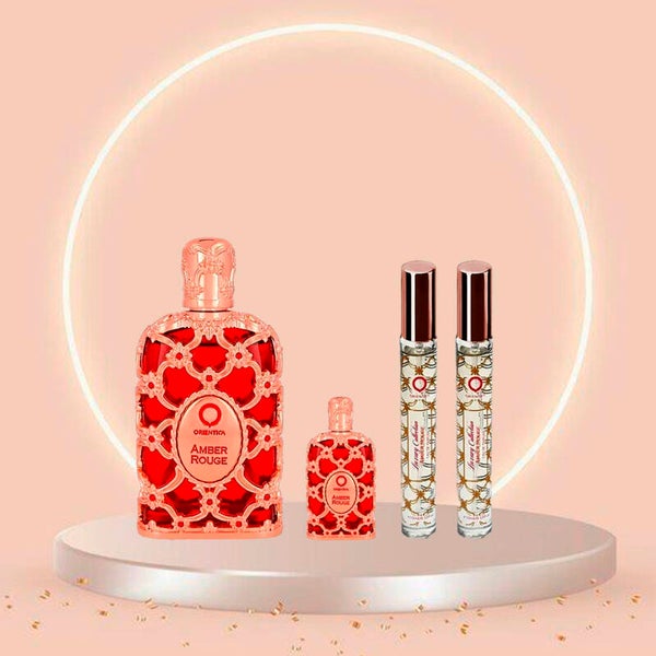 LUXURY COLLECTION AMBER ROUGE SET 4 PIEZAS