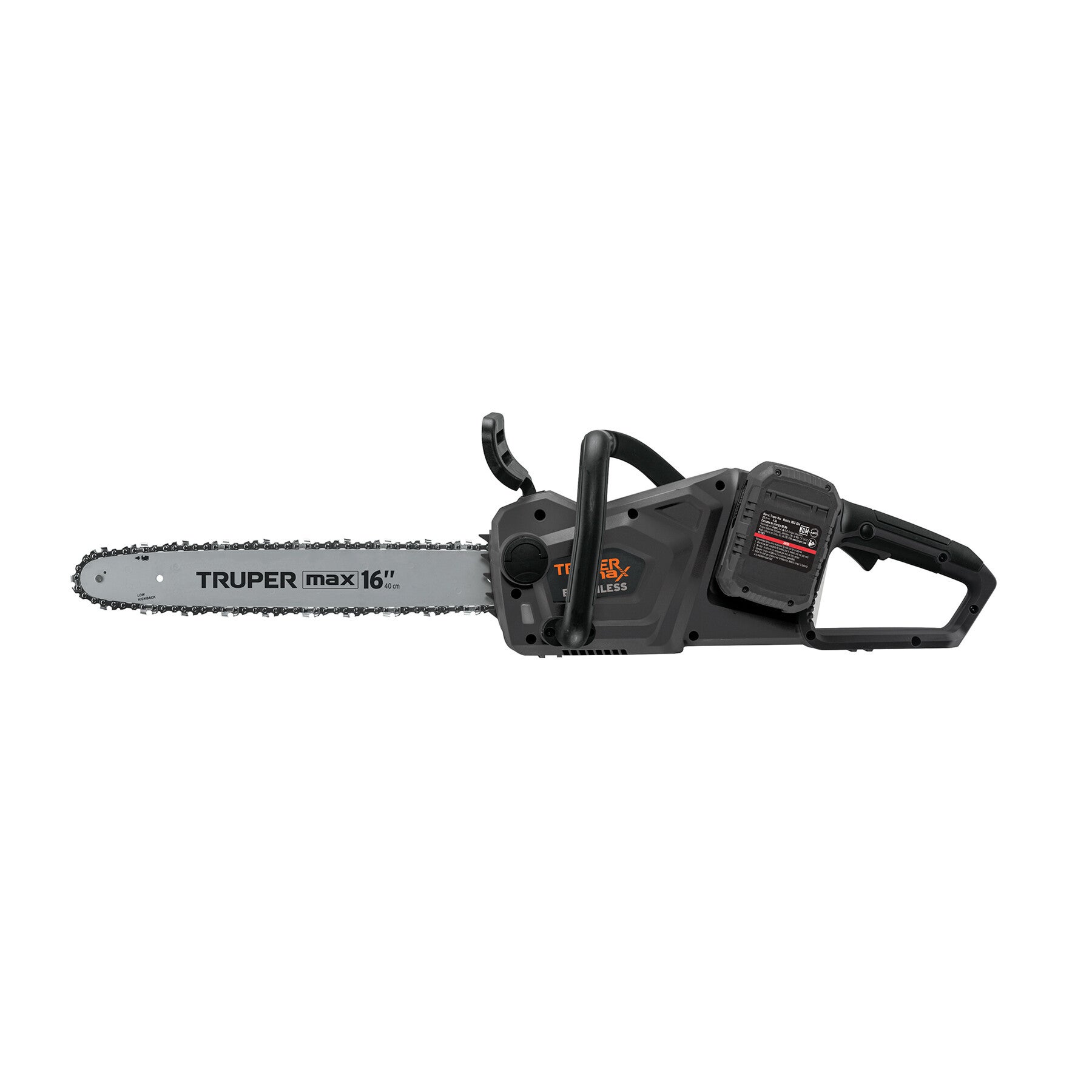 AM3K102491 Motosierra inalámbrica 40V, sin carbones, TRUPER MAX
